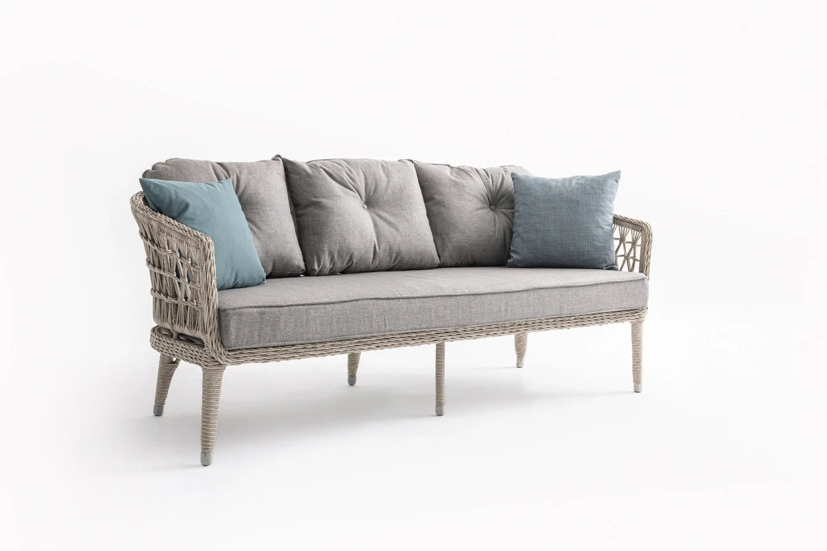 Oslo Rattan Bahçe Balkon Oturma Grubu