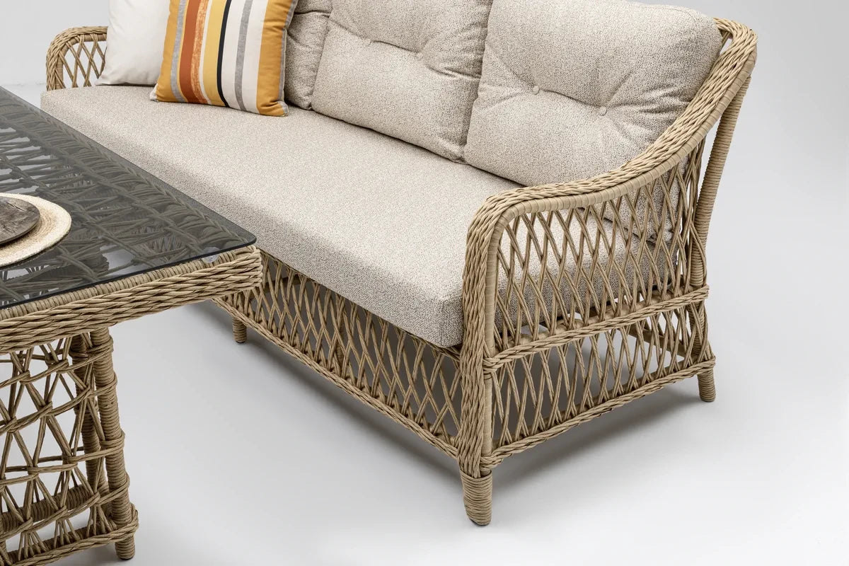 Madeo Rattan Bahçe Balkon Oturma Grubu