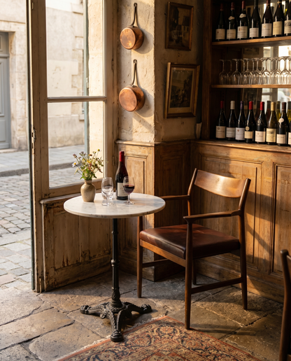 Cordelia ahşap sandalye - bistro