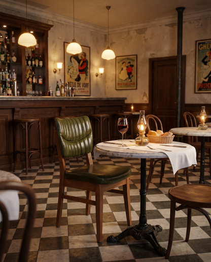 Oxford ahşap sandalye - bistro