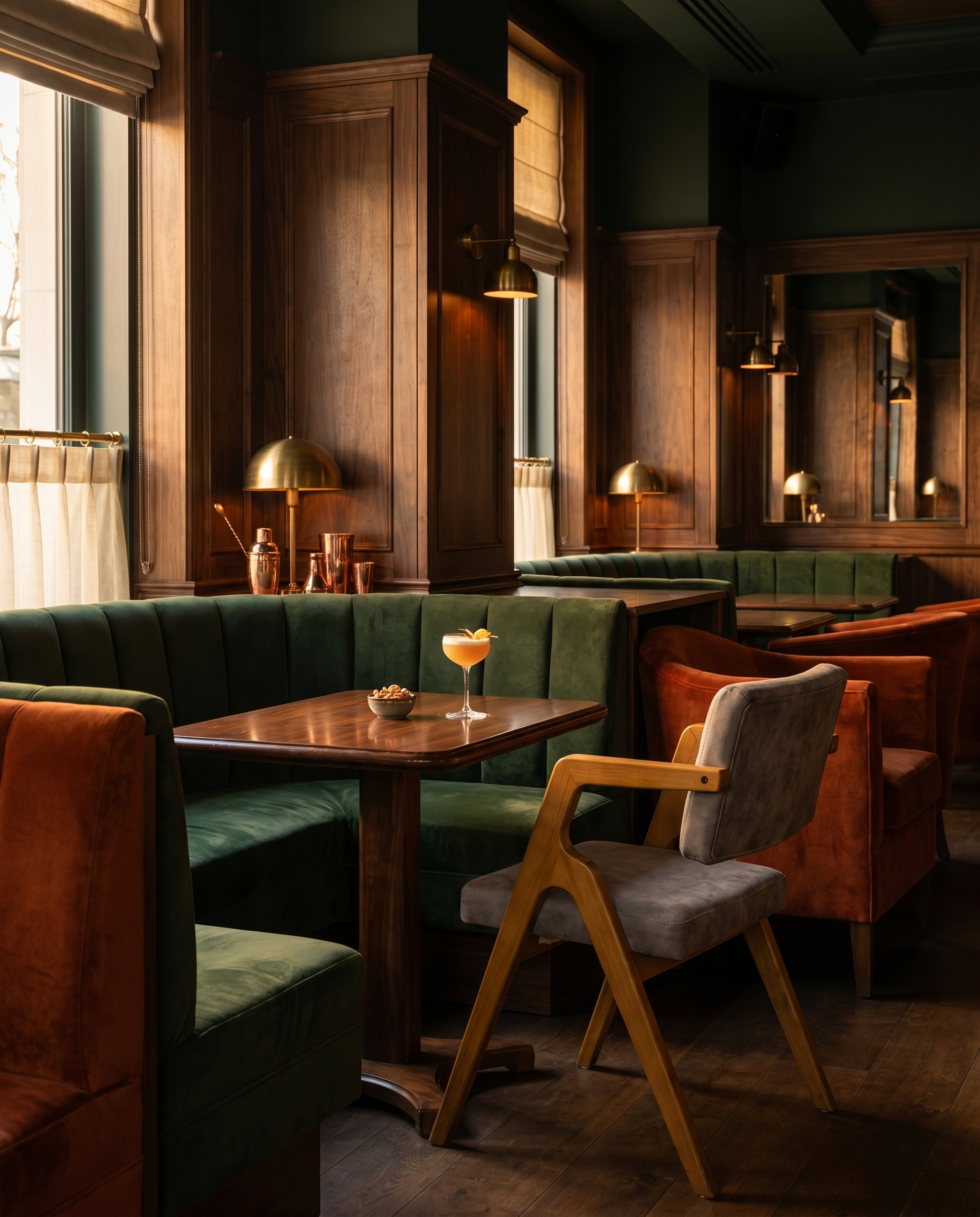 Antwerp ahşap sandalye - kokteyl lounge