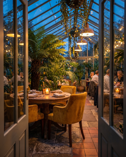 Rennes ahşap sandalye - cam sera restoran