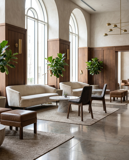 Pisa ahşap sandalye - otel lobisi