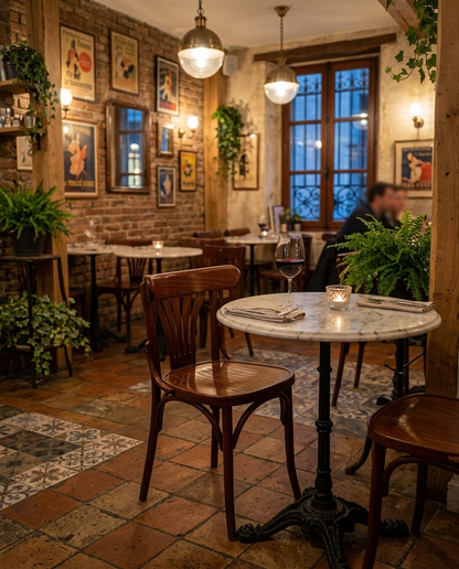 Utrecht ahşap sandalye - bistro