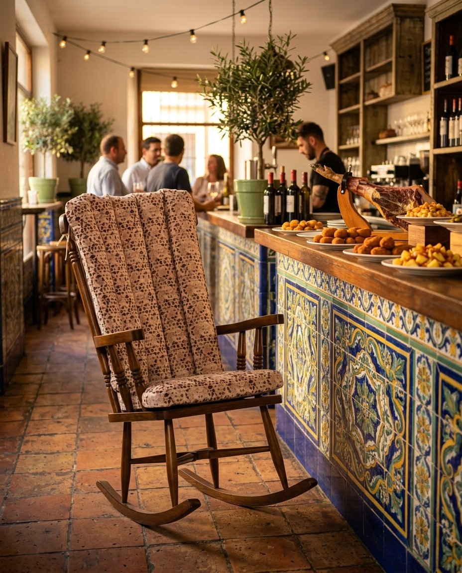 Freiburg ahşap sandalye - tapas bar