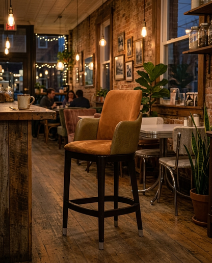 Lofoten ahşap sandalye - vintage kafe
